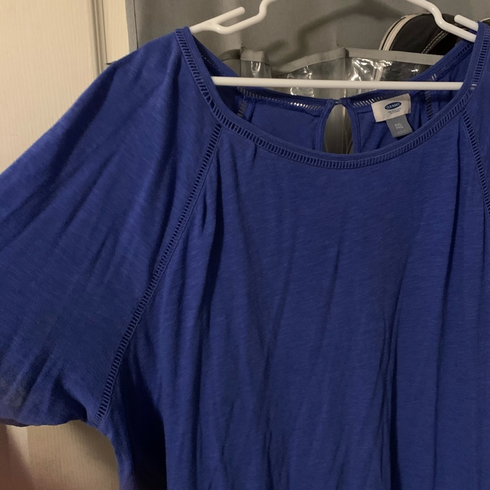 Old Navy Blue blouse XXL - Picture 2 of 5